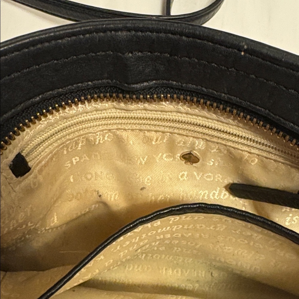 Kate Spade Black Pebbled Leather Crossbody Bag - Picture 4 of 4